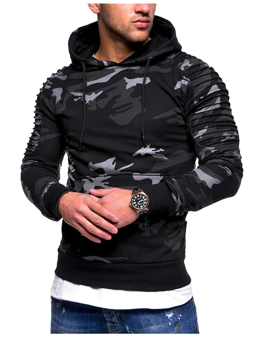 Blusa Moletom Casual Camuflada Hector - Image 4