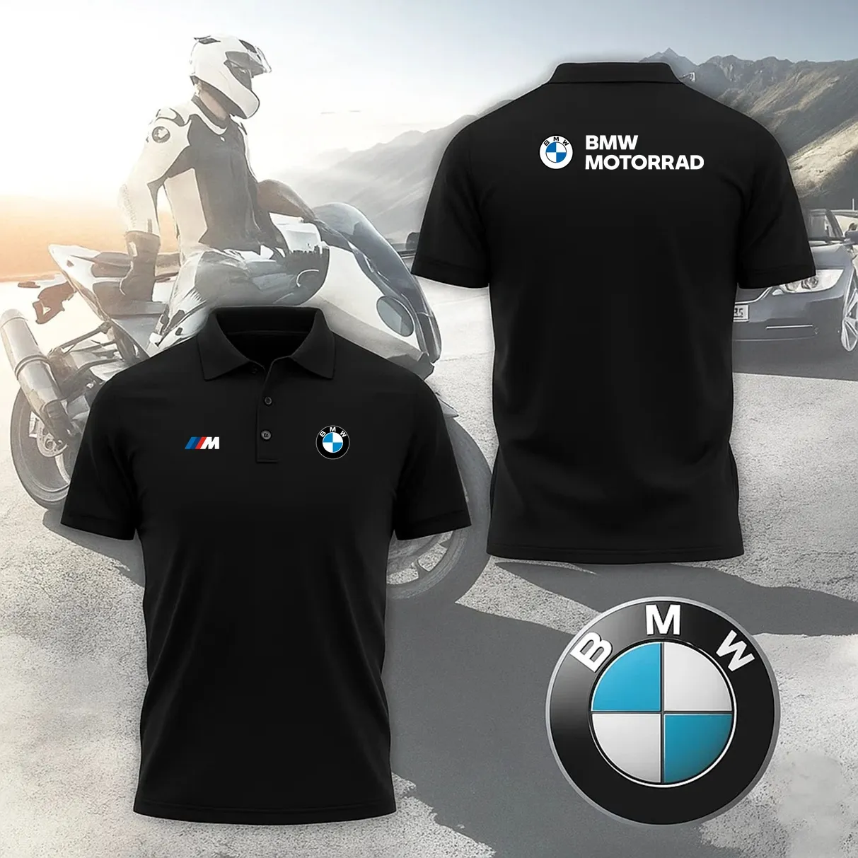 Camisa Polo BMW Motorrad - Image 2