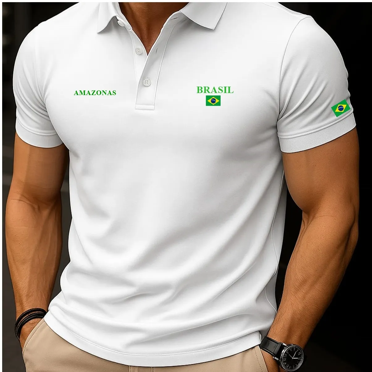 Camisa Polo Brasil - Amazonas™ - Image 3