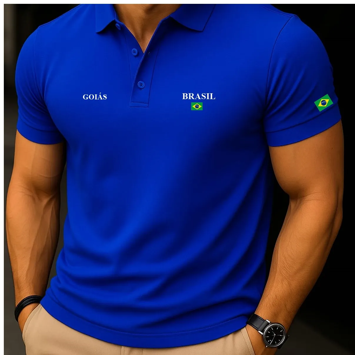 Camisa Polo Brasil - Goiás™ - Image 2