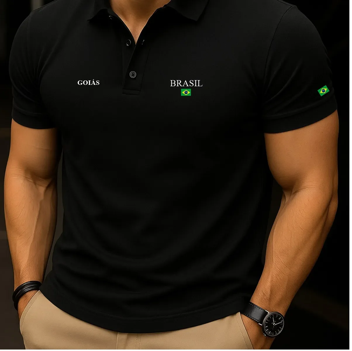Camisa Polo Brasil - Goiás™ - Image 4