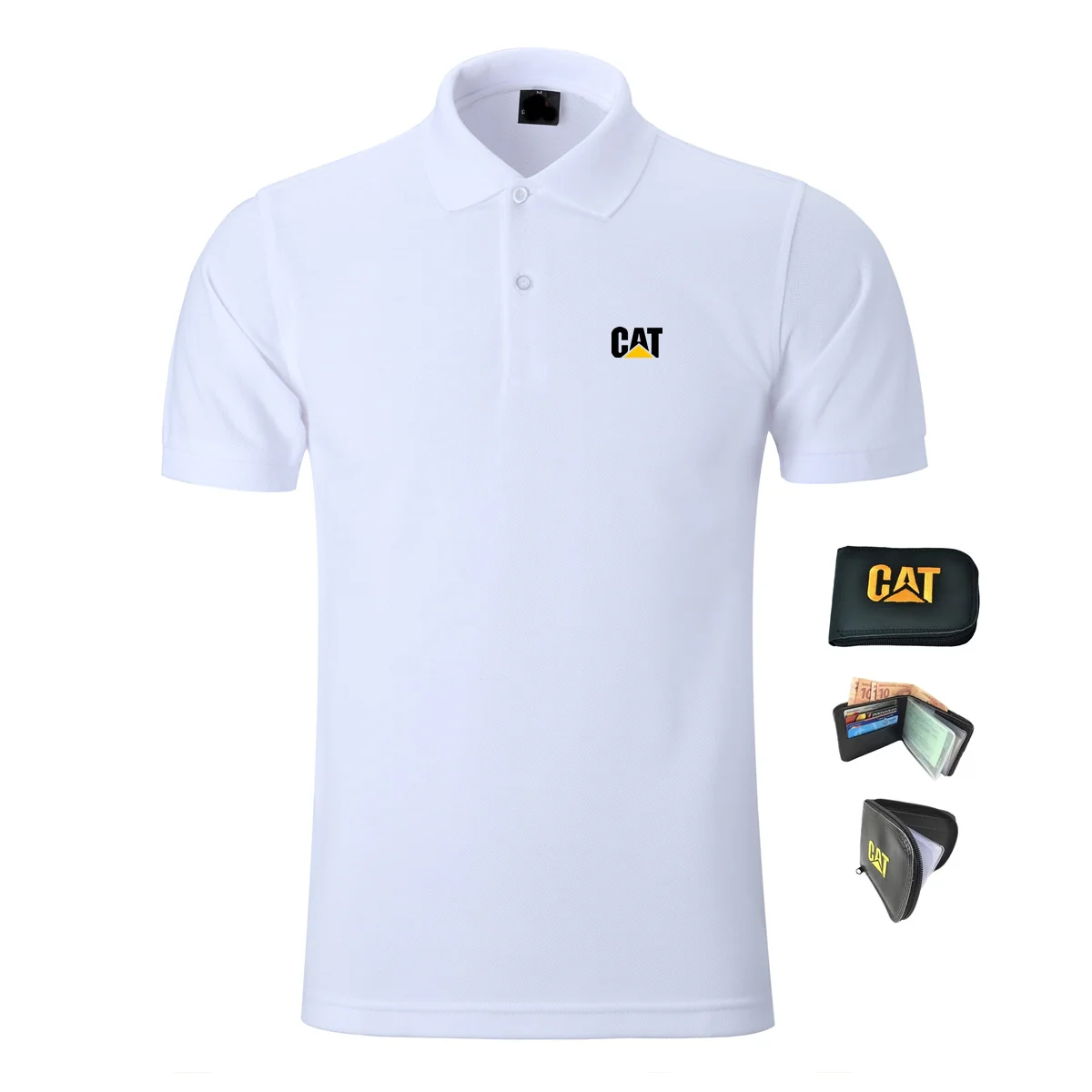 Camisa Polo CAT + Carteira de Brinde - Image 2