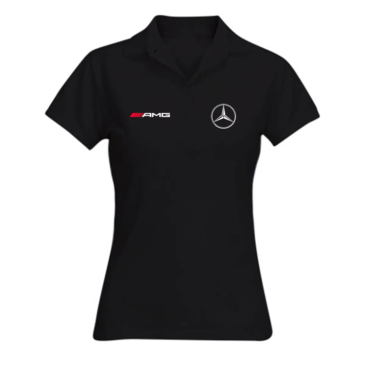 Camisa Polo Feminina Mercedes AMG - Image 3