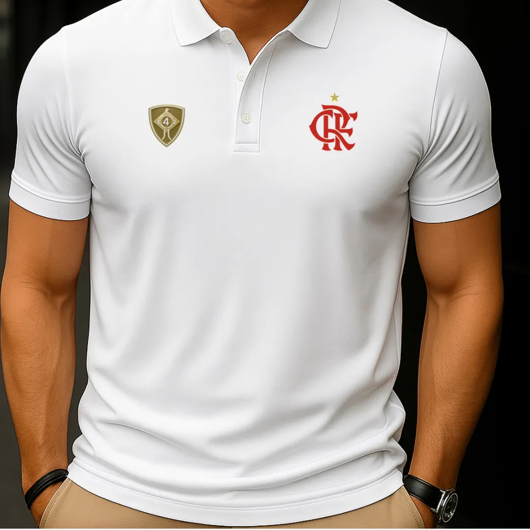 Camisa Polo Flamengo Tetra 2025 - Edição Limitada - Sem Estampa nas Costas - Image 4