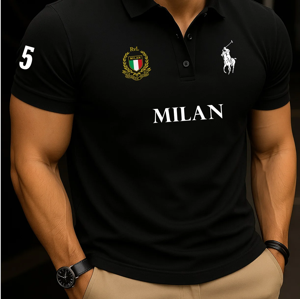 Camisa Polo Milan Elite™ - Image 2