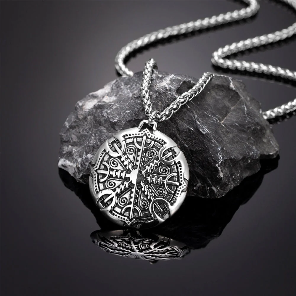 Colar Nórdico Viking Bússola