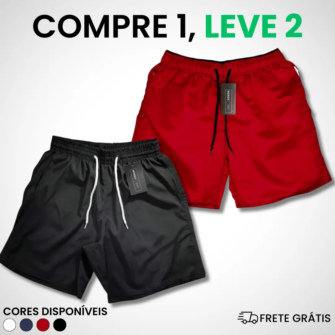 (COMPRE 1 LEVE 2) Kit 2 Shorts Premium Fit - Image 4