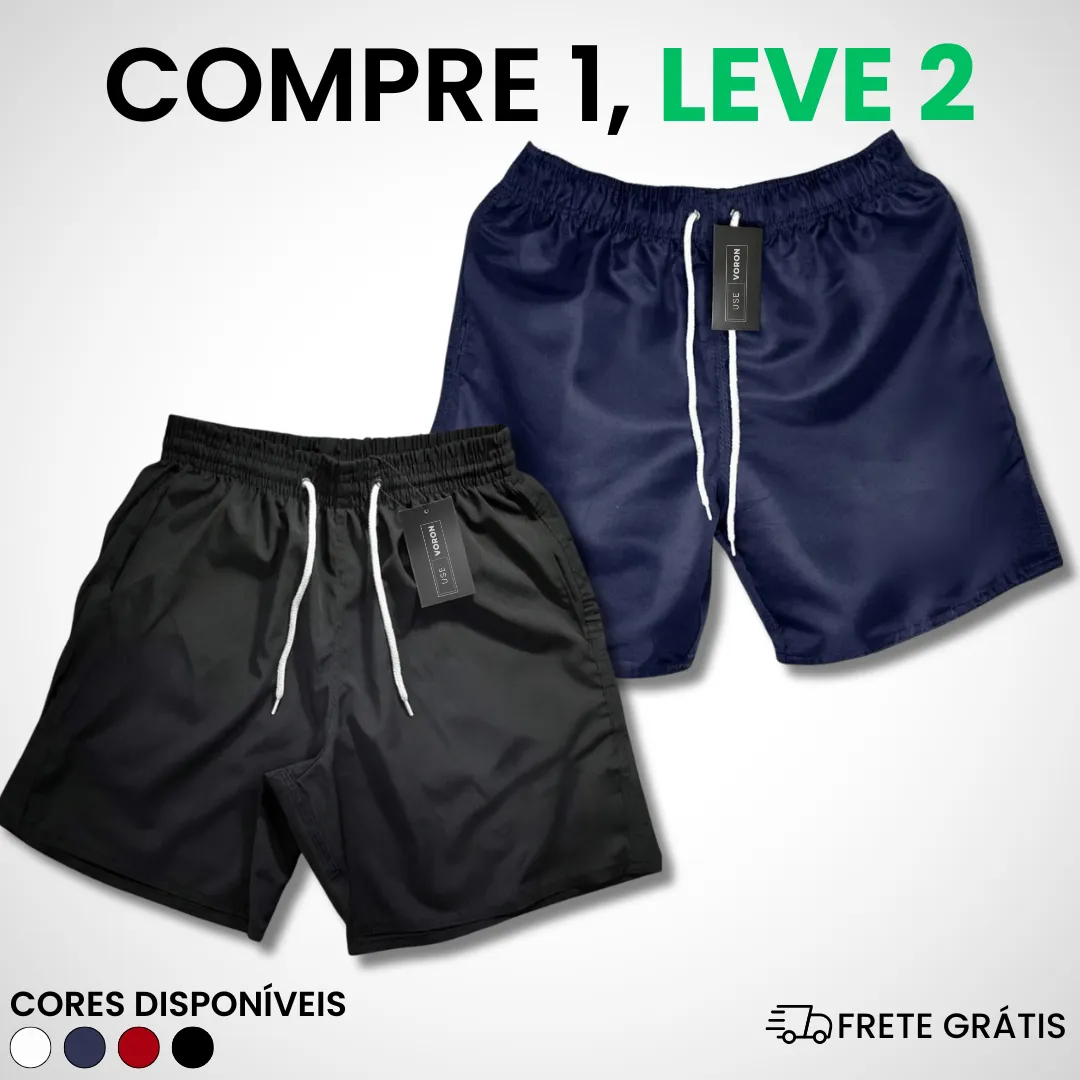 (COMPRE 1 LEVE 2) Kit 2 Shorts Premium Fit - Image 5