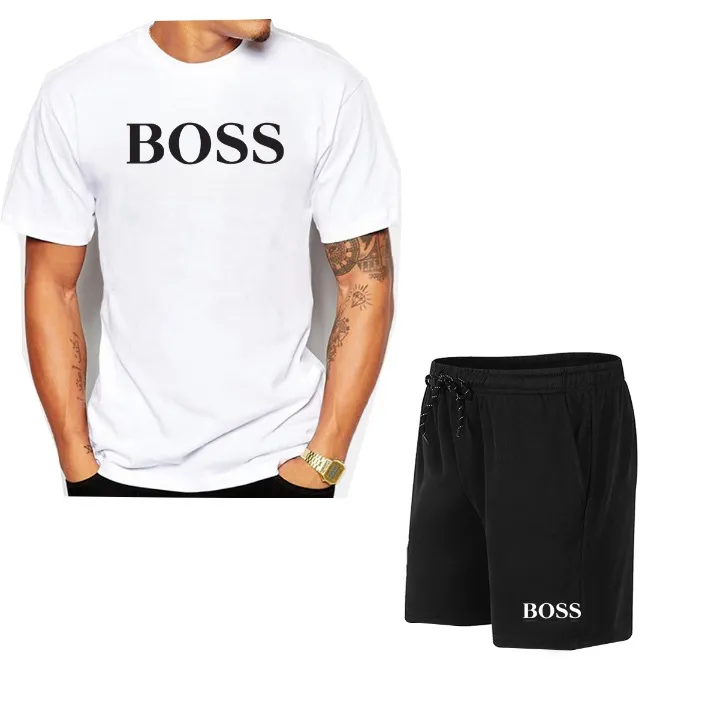 Conjunto Boss - Camiseta Malha Fria + Bermuda