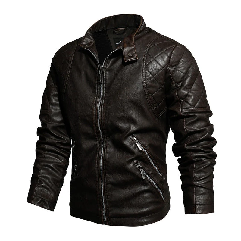 Jaqueta Masculina de Couro - Image 3