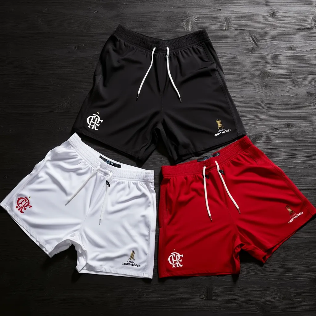 Kit 3 Shorts Flamengo Libertadores (COMPRE 2 LEVE 3) - Image 6
