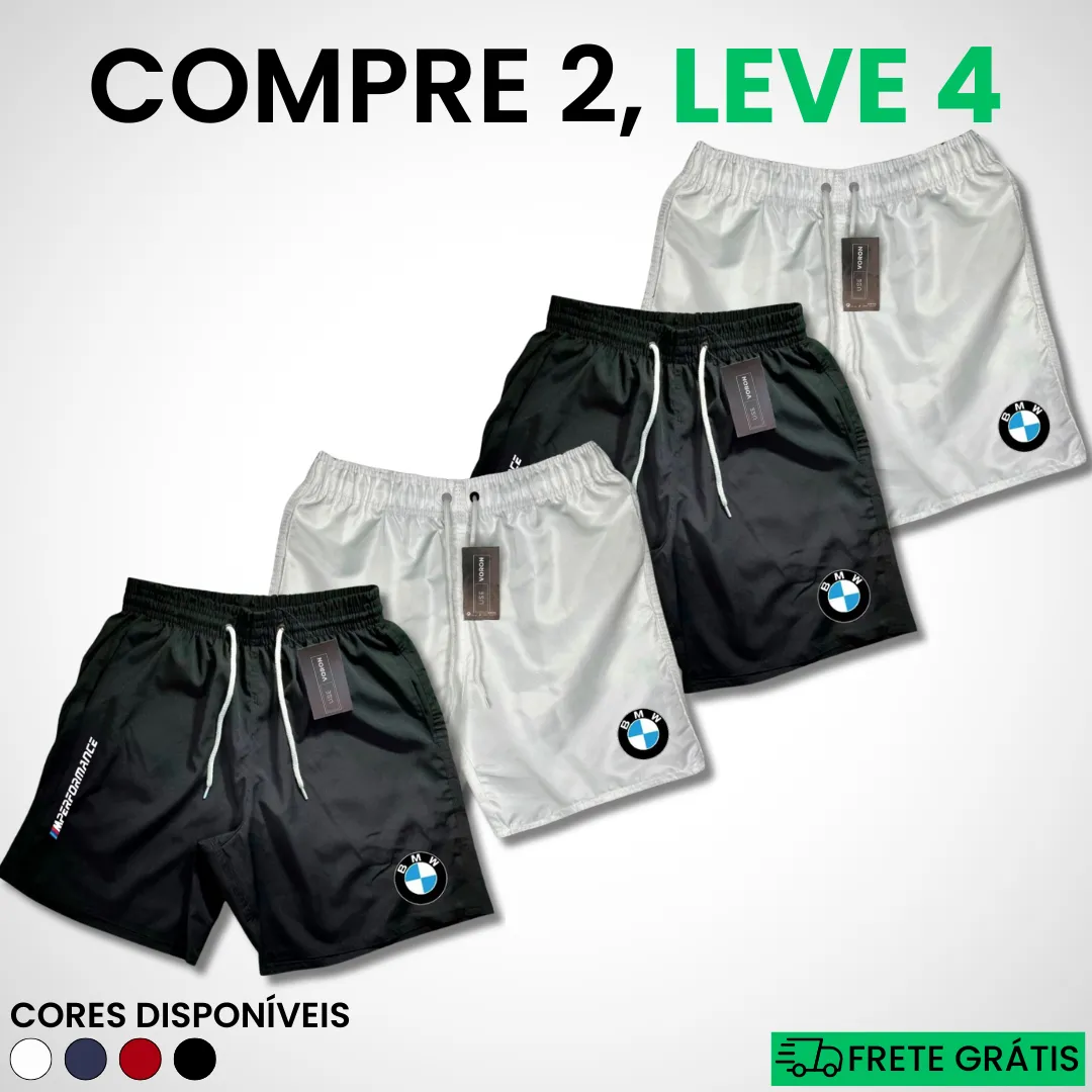 Kit 4 Shorts BMW Premium Fit (COMPRE 2 LEVE 4) - Image 4