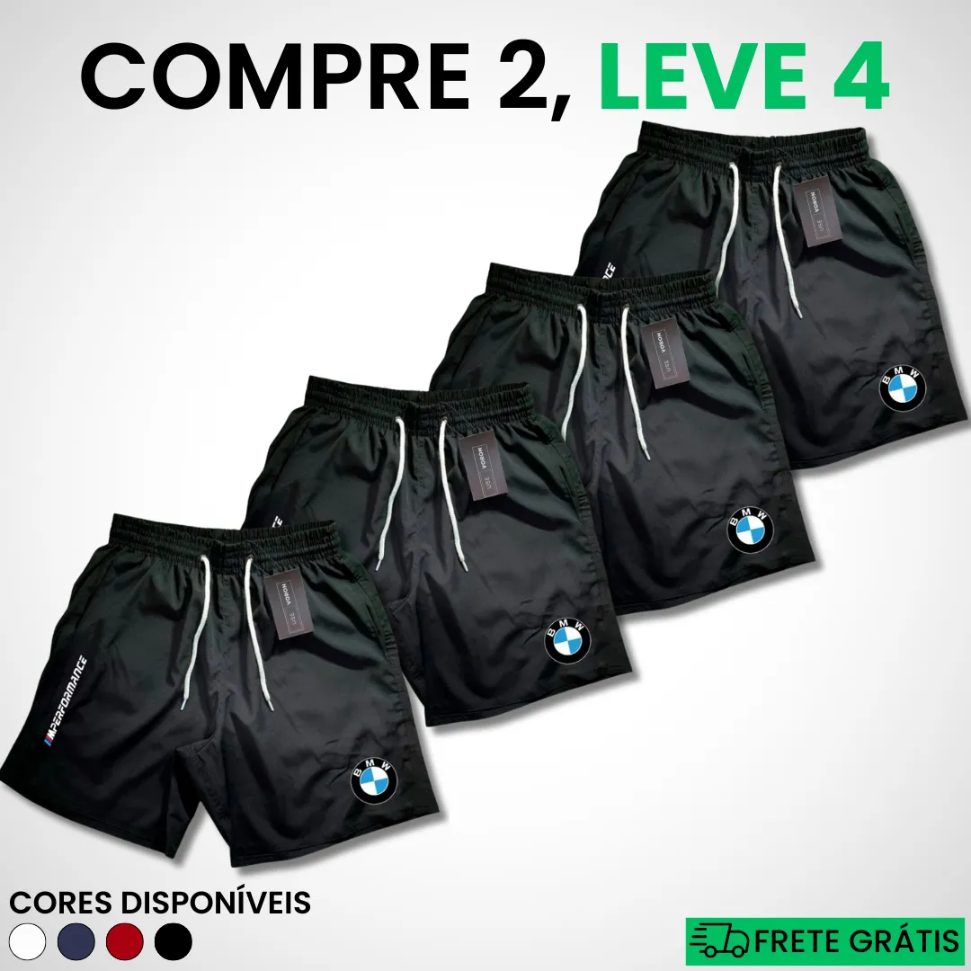 Kit 4 Shorts BMW Premium Fit (COMPRE 2 LEVE 4) - Image 6