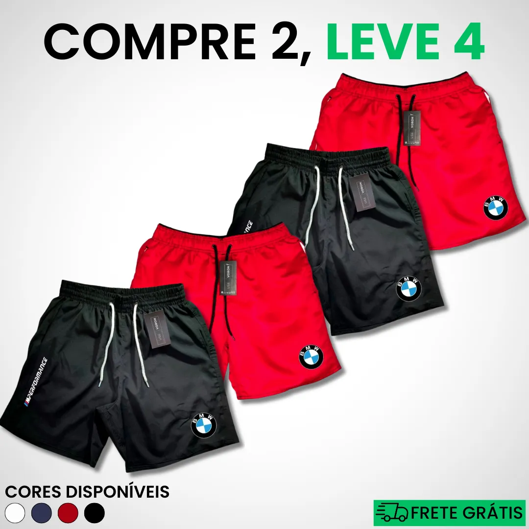 Kit 4 Shorts BMW Premium Fit (COMPRE 2 LEVE 4) - Image 7