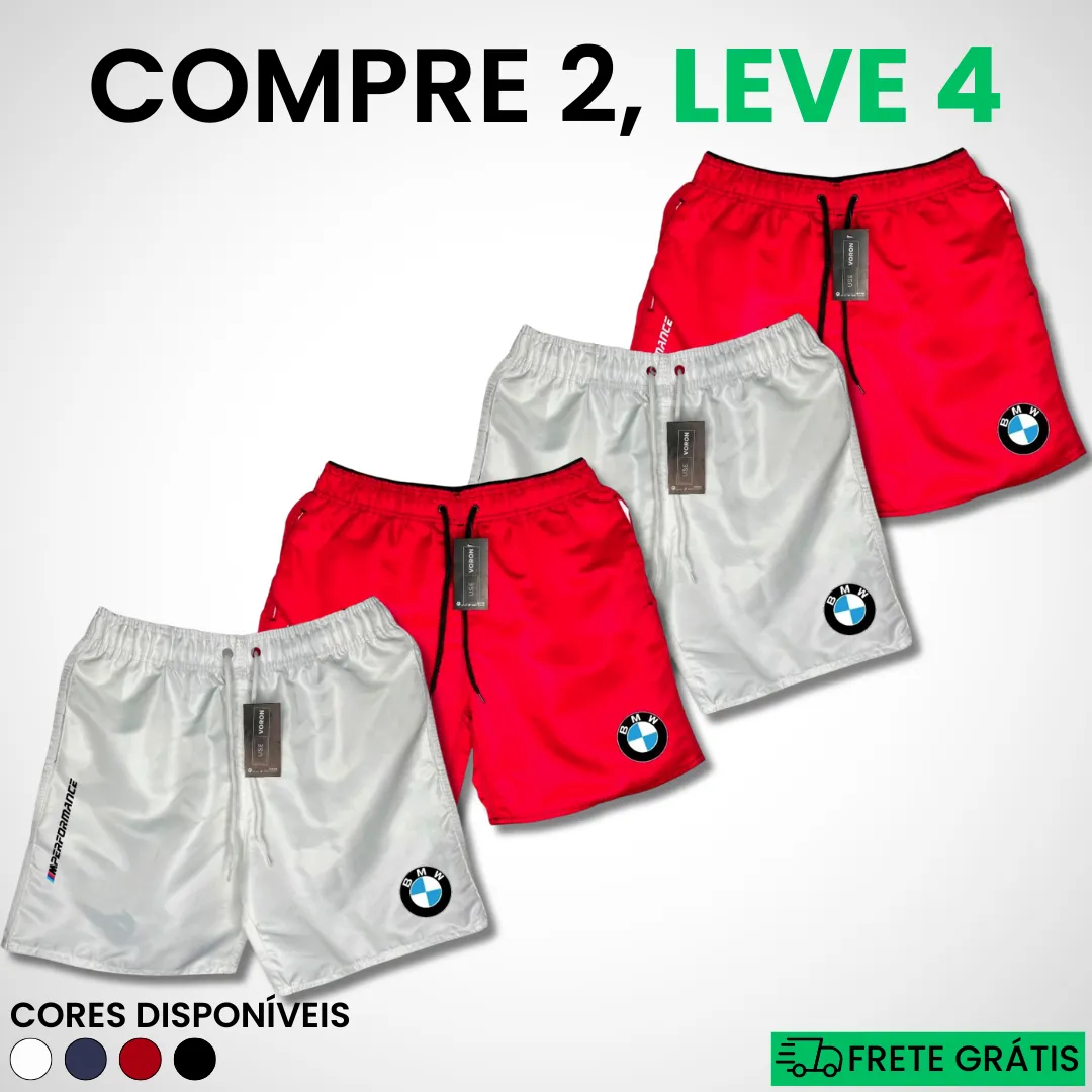 Kit 4 Shorts BMW Premium Fit (COMPRE 2 LEVE 4) - Image 9