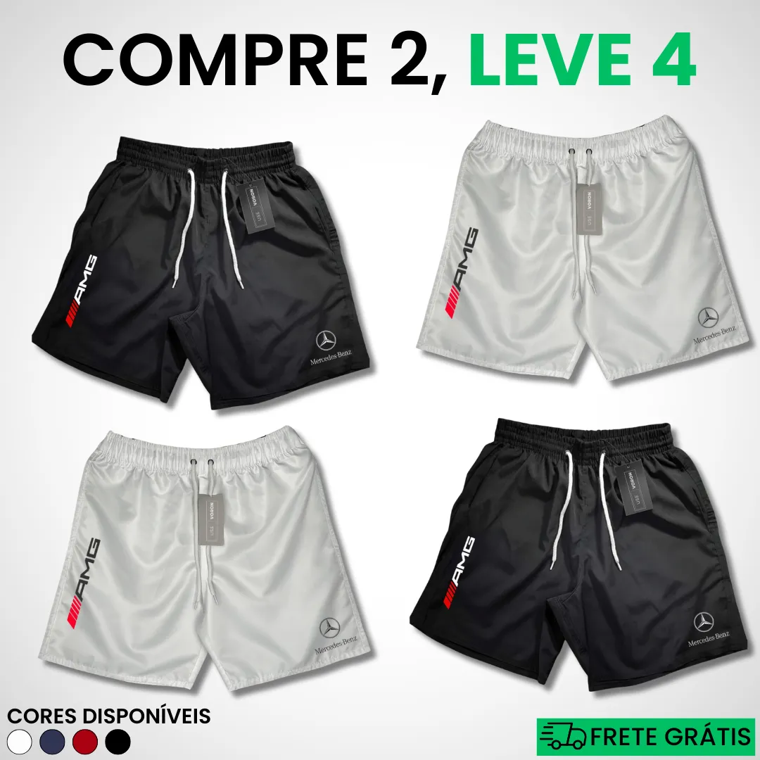 Kit 4 Shorts Mercedes Premium Fit (COMPRE 2 LEVE 4) - Image 5