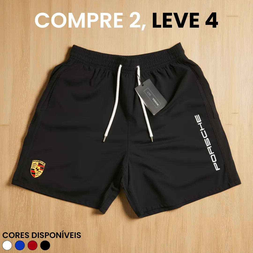 Kit 4 Shorts Porsche Premium Fit (COMPRE 2 LEVE 4) - Image 3