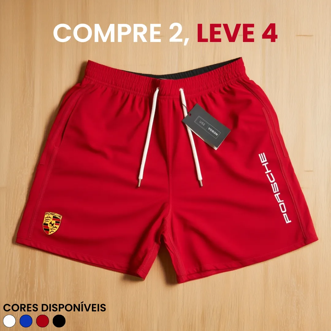 Kit 4 Shorts Porsche Premium Fit (COMPRE 2 LEVE 4) - Image 6