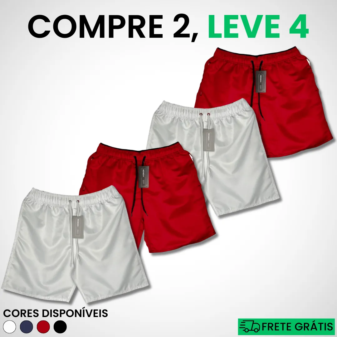 Kit 4 Shorts Premium Fit (COMPRE 2 LEVE 4) - Image 9