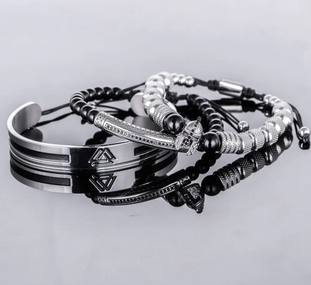 Kit Gladiador 3 Pulseiras Masculinas Premiuns - Image 7