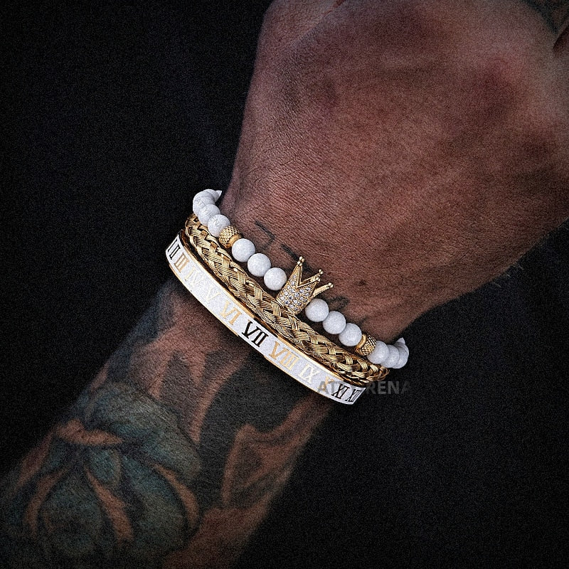 Kit Hércules 3 Pulseiras Masculinas Premiuns - Image 2