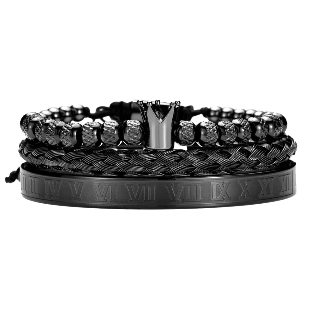 Kit Imperador 3 Pulseiras Masculinas Premiuns - Image 6