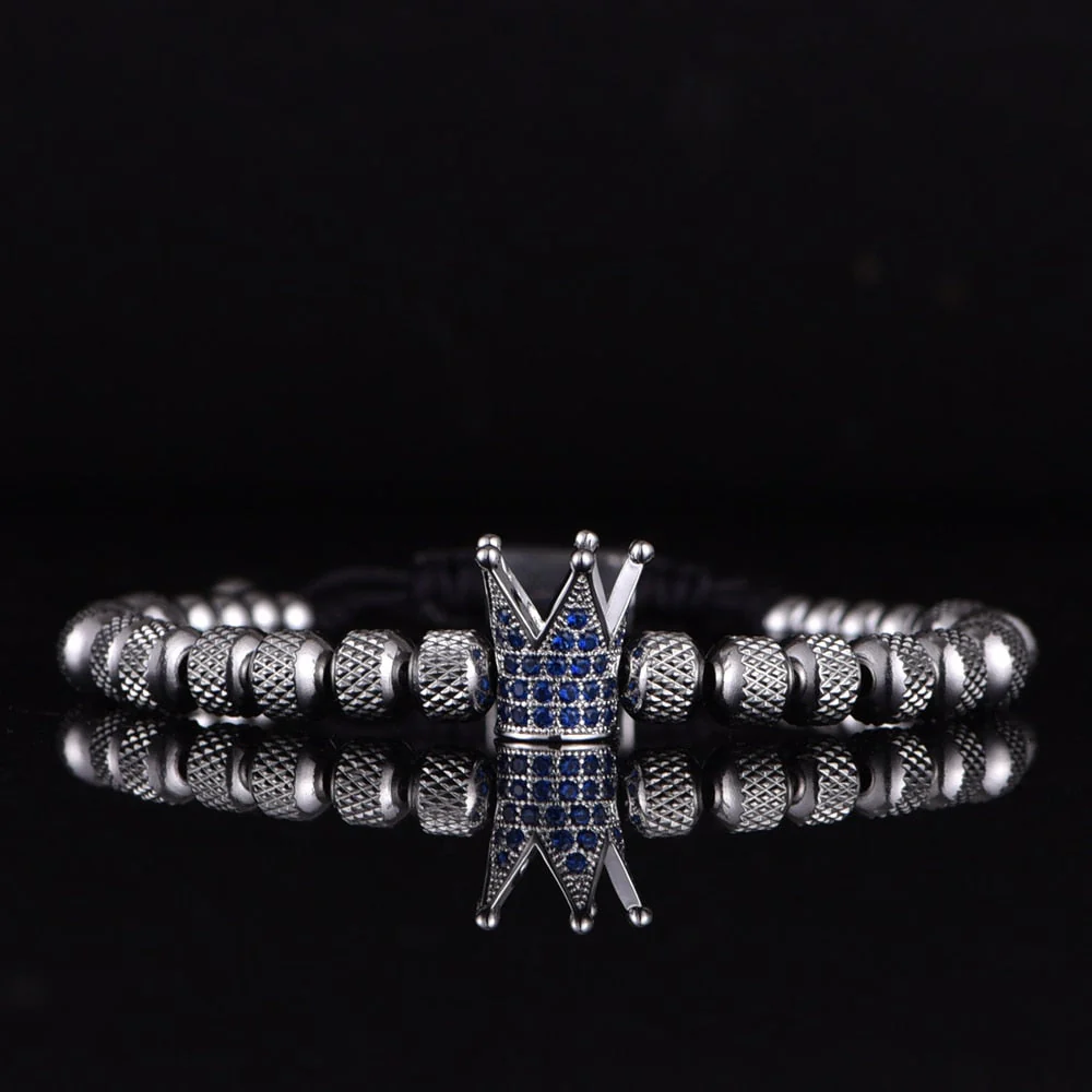 Kit Imperador Azul 3 Pulseiras Masculinas Premiuns - Image 5