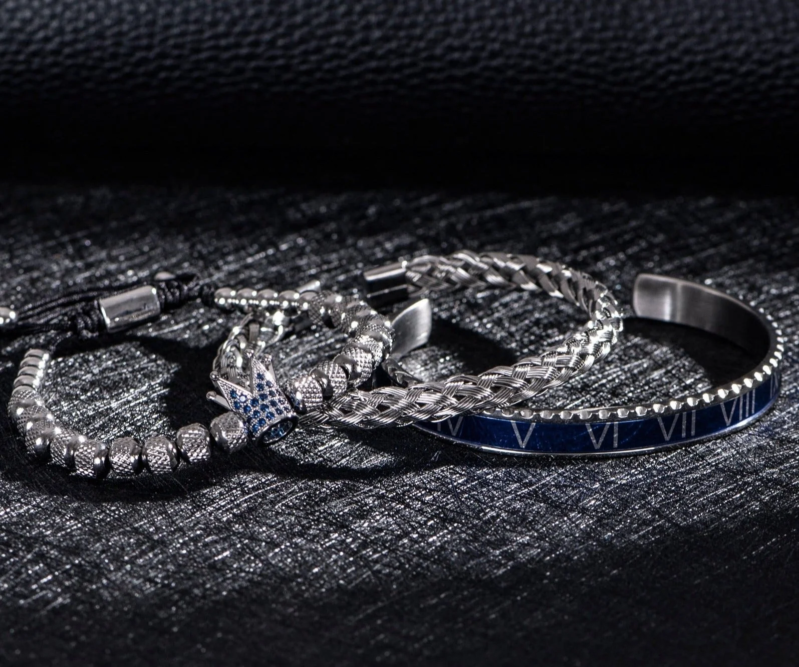 Kit Imperador Azul 3 Pulseiras Masculinas Premiuns - Image 8