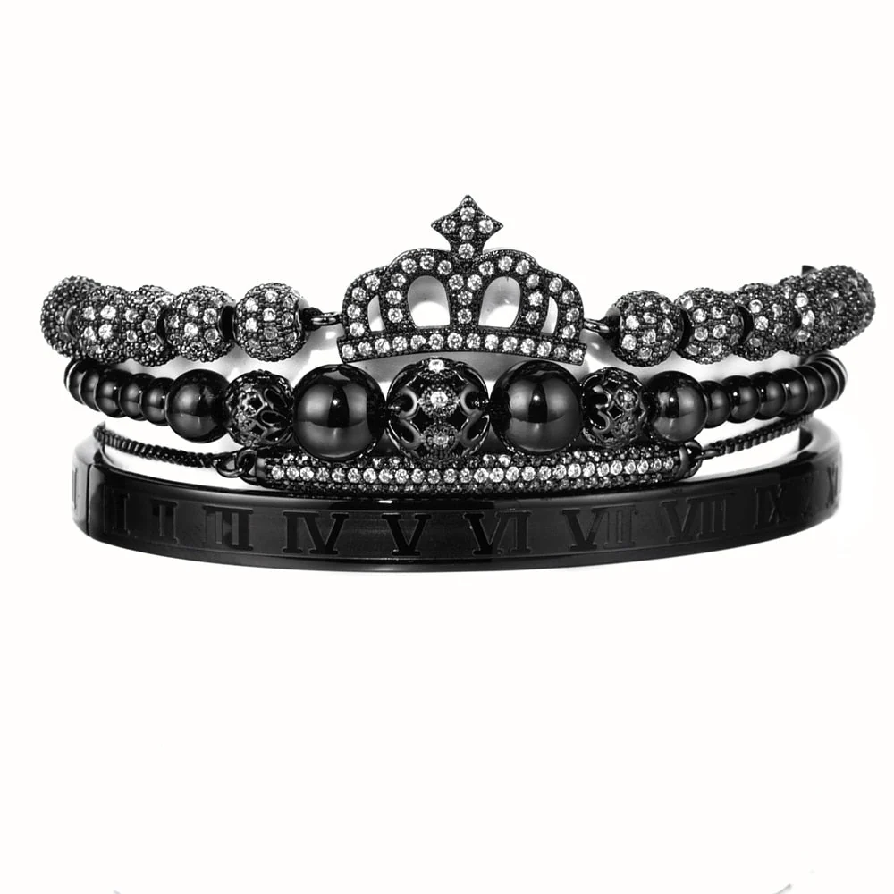 Kit Rei e Rainha 8 Pulseiras Premiuns Presente Dia dos Namorados - Image 7