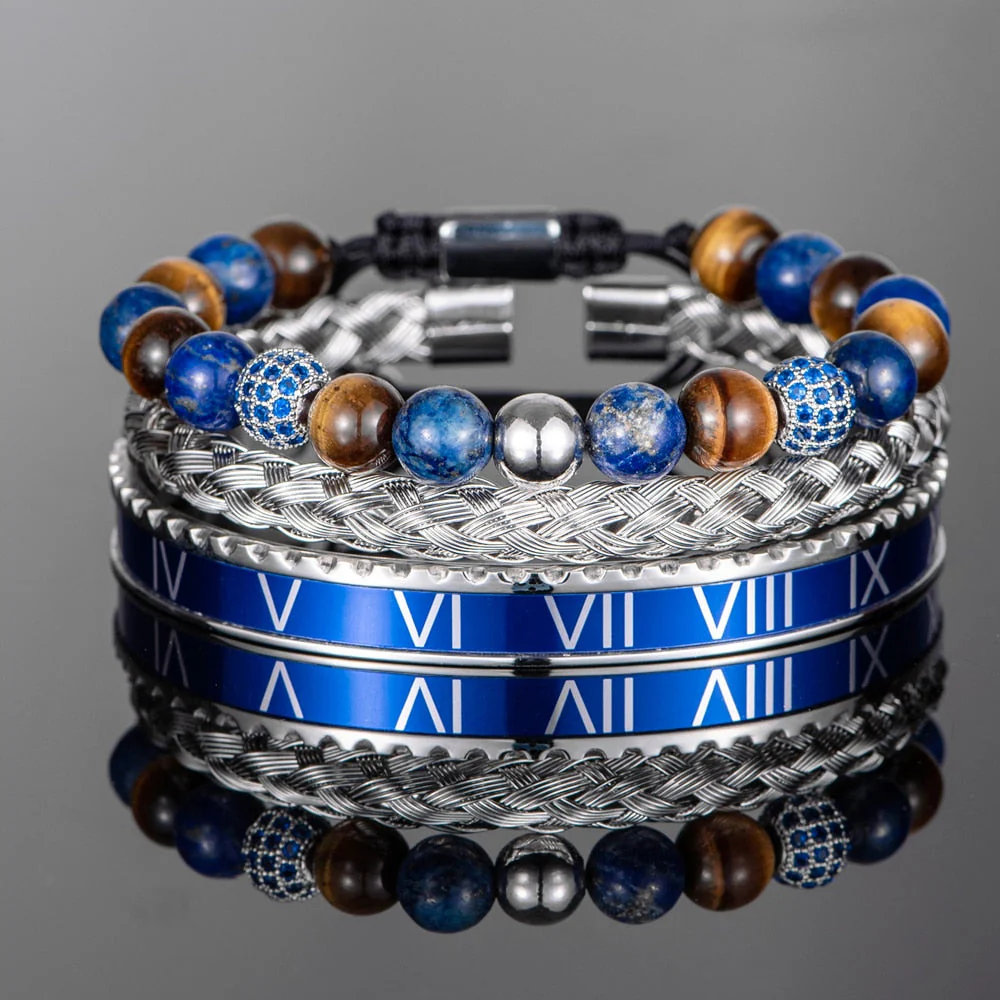 Kit RoyalBoss 3 Pulseiras Premiuns