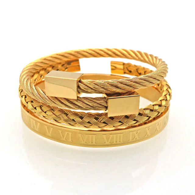 Kit Crusade 3 Pulseiras Masculinas Premiuns - Image 2