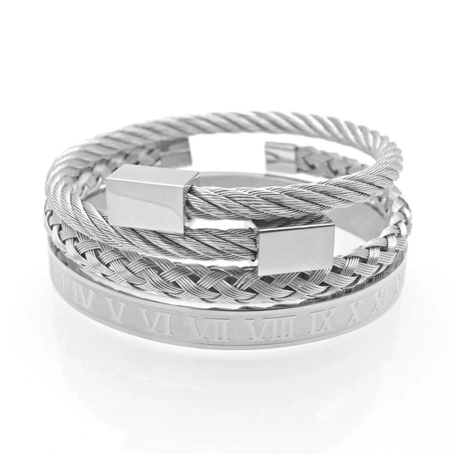 Kit Crusade 3 Pulseiras Masculinas Premiuns - Image 3