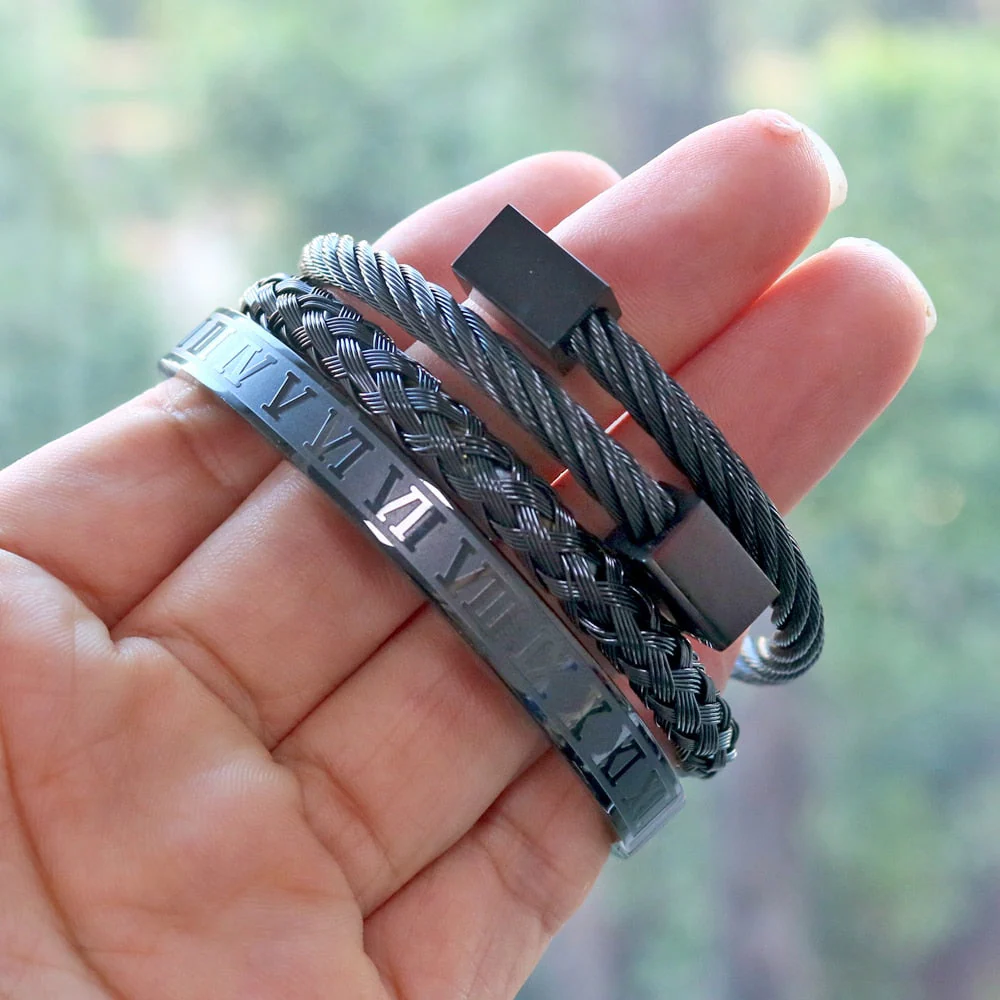 Kit Crusade 3 Pulseiras Masculinas Premiuns - Image 7
