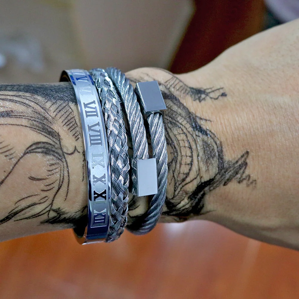 Kit Crusade 3 Pulseiras Masculinas Premiuns - Image 8