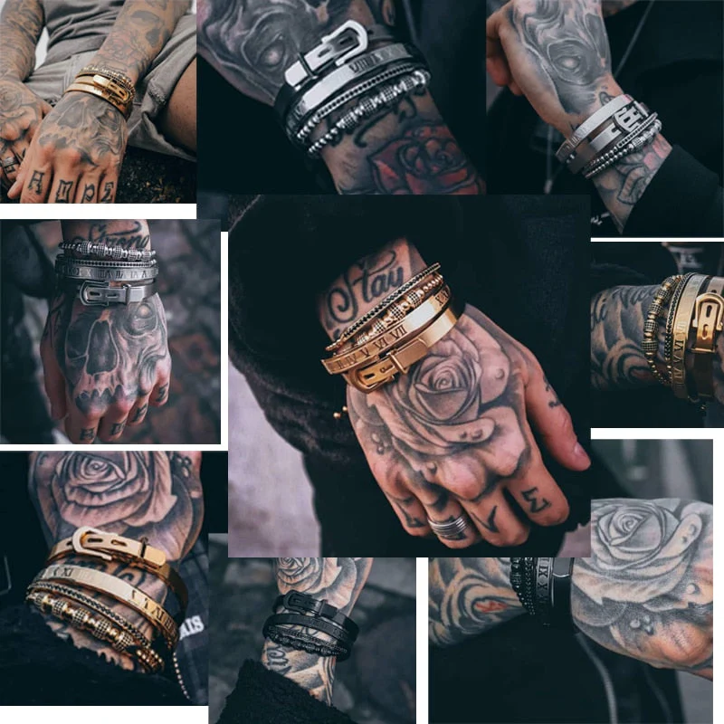 Kit Elegant 4 Pulseiras Masculinas Premiuns - Image 4