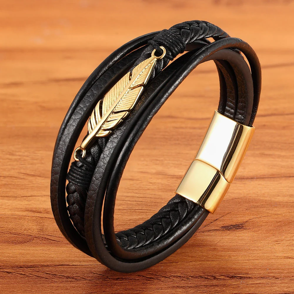 Pulseira de Couro Feather - Image 4