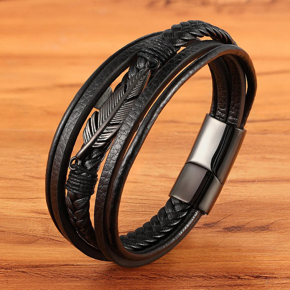 Pulseira de Couro Feather - Image 5