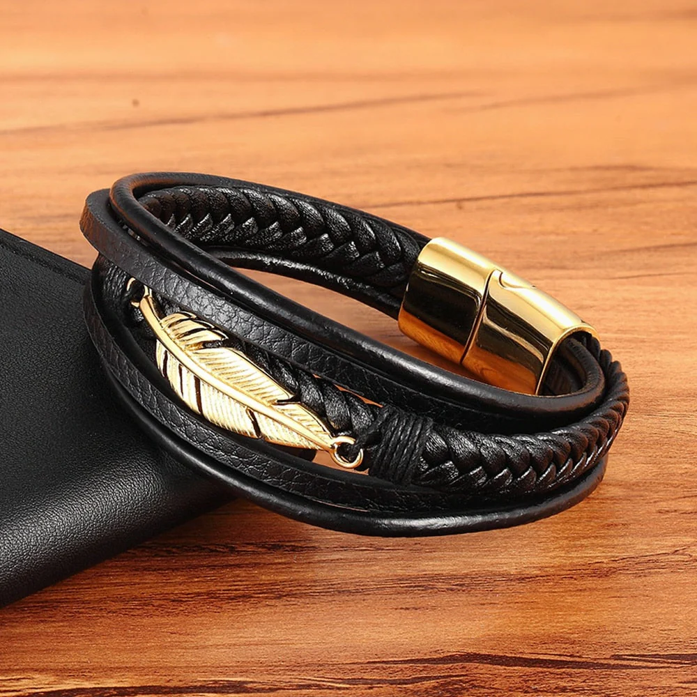 Pulseira de Couro Feather - Image 6